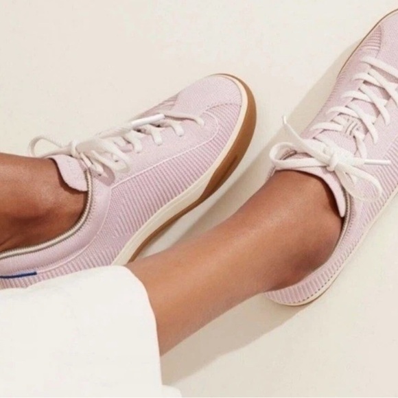 Rothy's Shoes - Rothy’s The Lace Up Sneakers Lilac Knit Women 8 Lace Up Casual Shoes Pink Purple